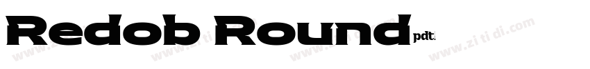 Redob Round字体转换